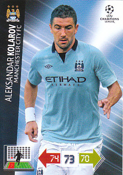 Aleksandar Kolarov Manchester City 2012/13 Panini Adrenalyn XL CL #126
